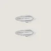 Set di orecchini a clip Maple Seed in metallo