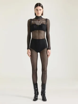 Top a reggiseno a cono in jersey