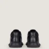 Sneakers in pelle lucida imbottita