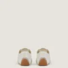Sneakers slim in mesh verniciato e pelle scamosciata Sneakers slim in mesh verniciato e pelle scamosciata