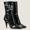Stivaletti Givenchy Tape con tacco quadrato in pelle