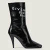 Stivaletti Givenchy Tape con tacco quadrato in pelle