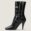 Stivaletti Givenchy Tape con tacco quadrato in pelle