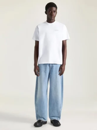 T-shirt in cotone con nastro gros grain Givenchy Paris