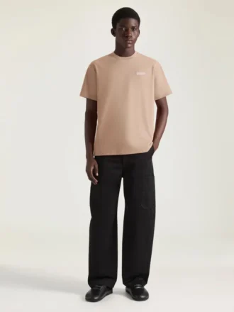 T-shirt in cotone con nastro gros grain Givenchy Paris