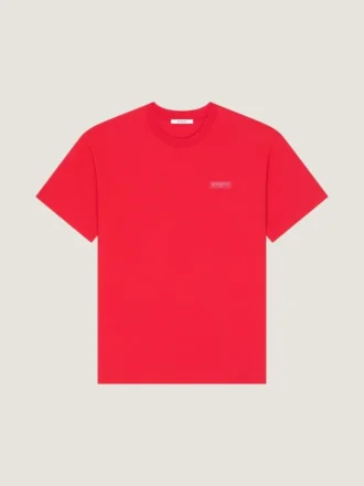 T-shirt in cotone con nastro gros grain Givenchy Paris