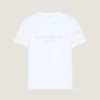 T-shirt in maglia di cotone con jacquard Givenchy Paris T-shirt in maglia di cotone con jacquard Givenchy Paris