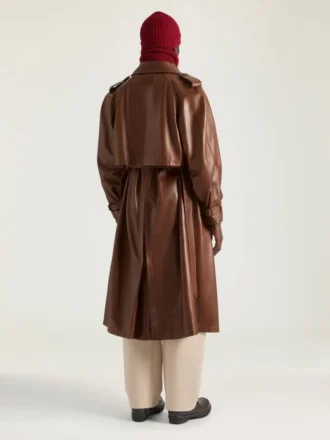 Trench in pelle