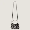 Voyou Bag in pelle effetto pony con stampa animalier