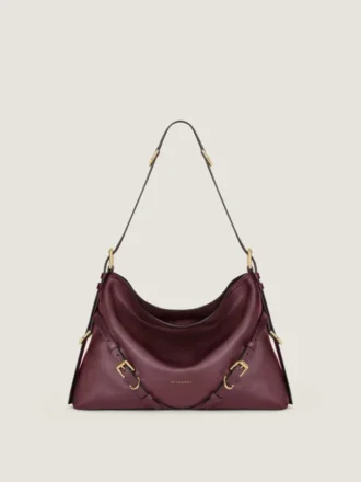 Voyou Bag media in pelle lucida