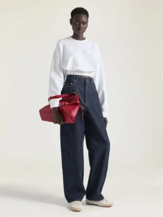 Voyou Bag media in pelle lucida